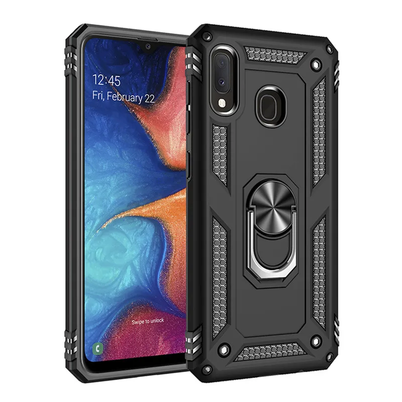 Чехол для samsung galaxy A20 A20E A20S A30 A30S A50 A50S чехол задняя крышка чехол для телефона для samsung A20 A20E A20S A30 A30S A50 A50S - Цвет: Black