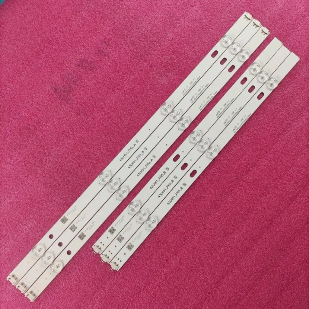 Светодиодная лента для подсветки телевизора LG 43LH510V 43LH570V 43LH513V 43LF510V 43LF5100 43LH5100 43LH5700