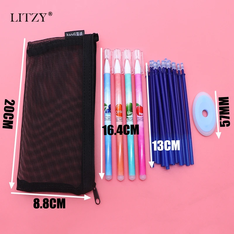 Набор гелевых ручек со стираемыми стержнями стираемая ручка 26 шт./лот школьные