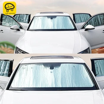 

CarManGo For Audi A4 A5 S4 S5 B9 2017-2020 Car Windshield Sun Shade UV Protection Curtain Sunshade Side Window Mesh Visor Film