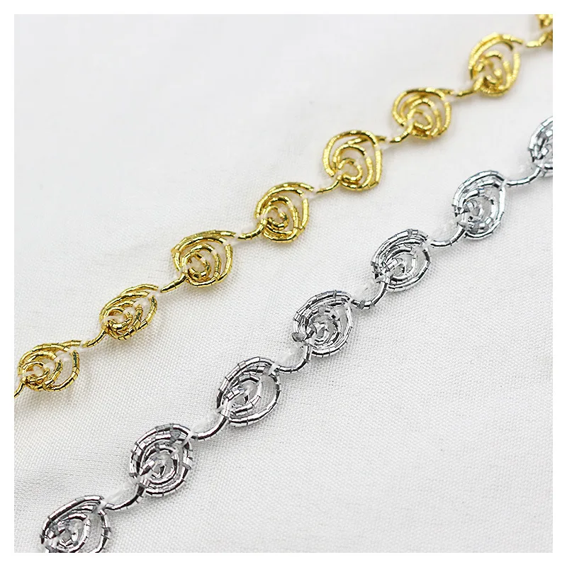 1M-Latest-Gold-Lace-Fabric-Applique-Lace-Ribbon-0-8cm-Guipure-Silver-Lace-Fabric-Laces-Collar (2)
