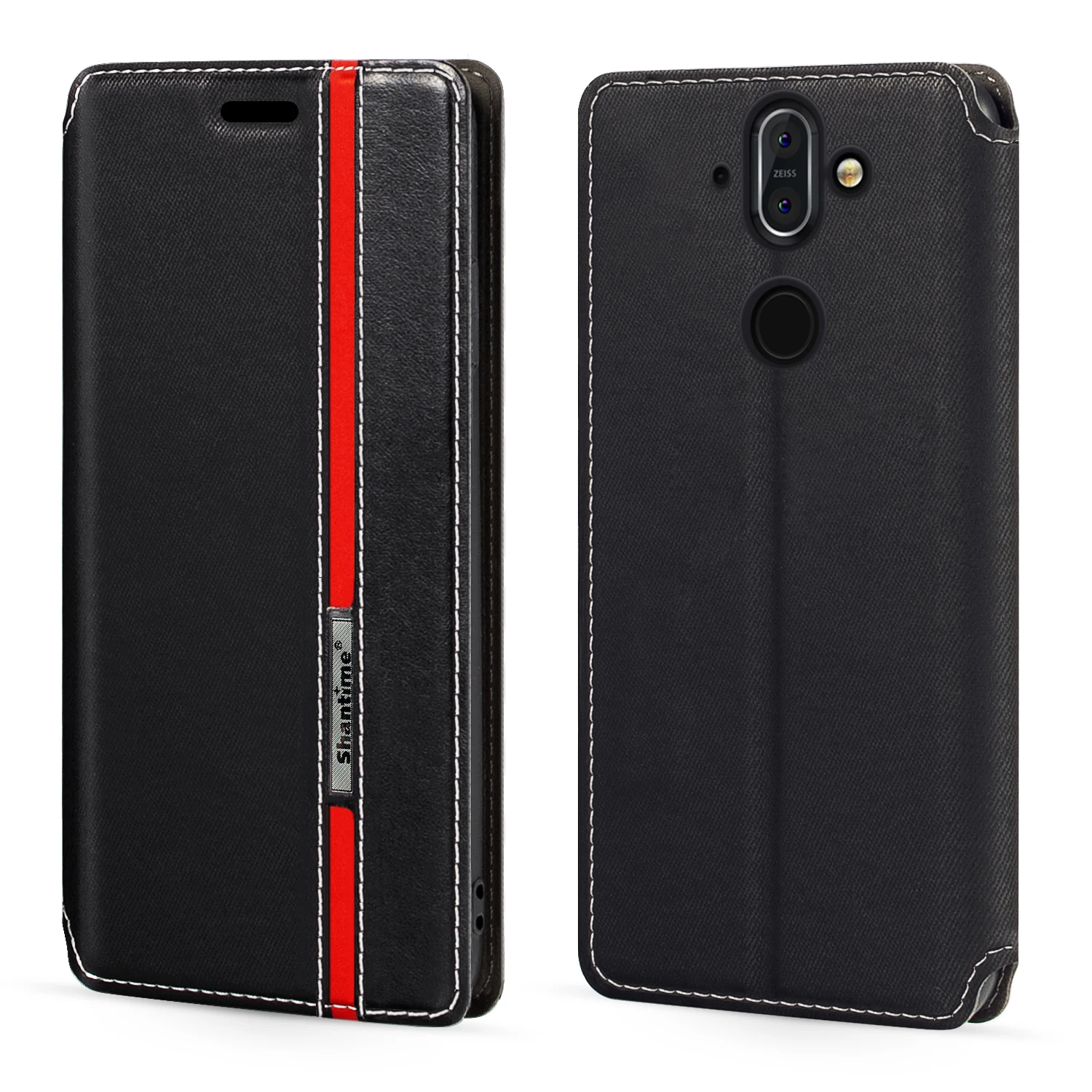 For Nokia 9 Case Fashion Multicolor Magnetic Closure Leather Flip Cover with Card Holder 8 Sirocco | Мобильные телефоны и