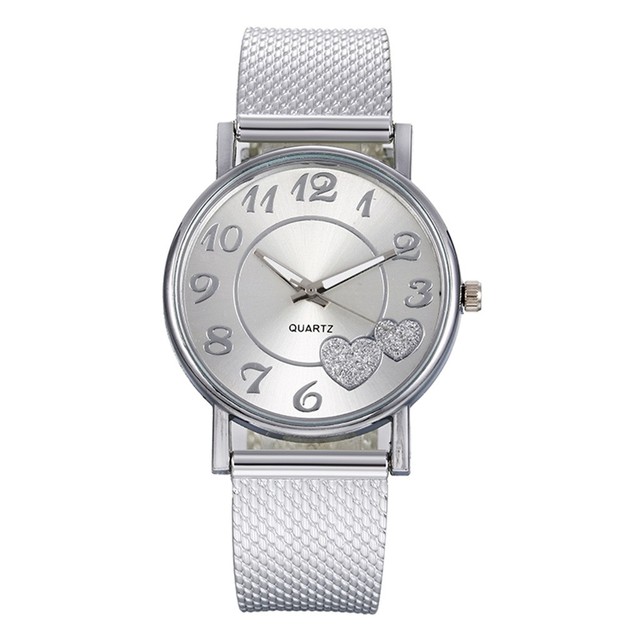 Latest Top Fashion Ladies Mesh Belt Watch Wild Lady Creative Fashion Gift Wrist Watch Bracelet Watches Women Watches Wrist