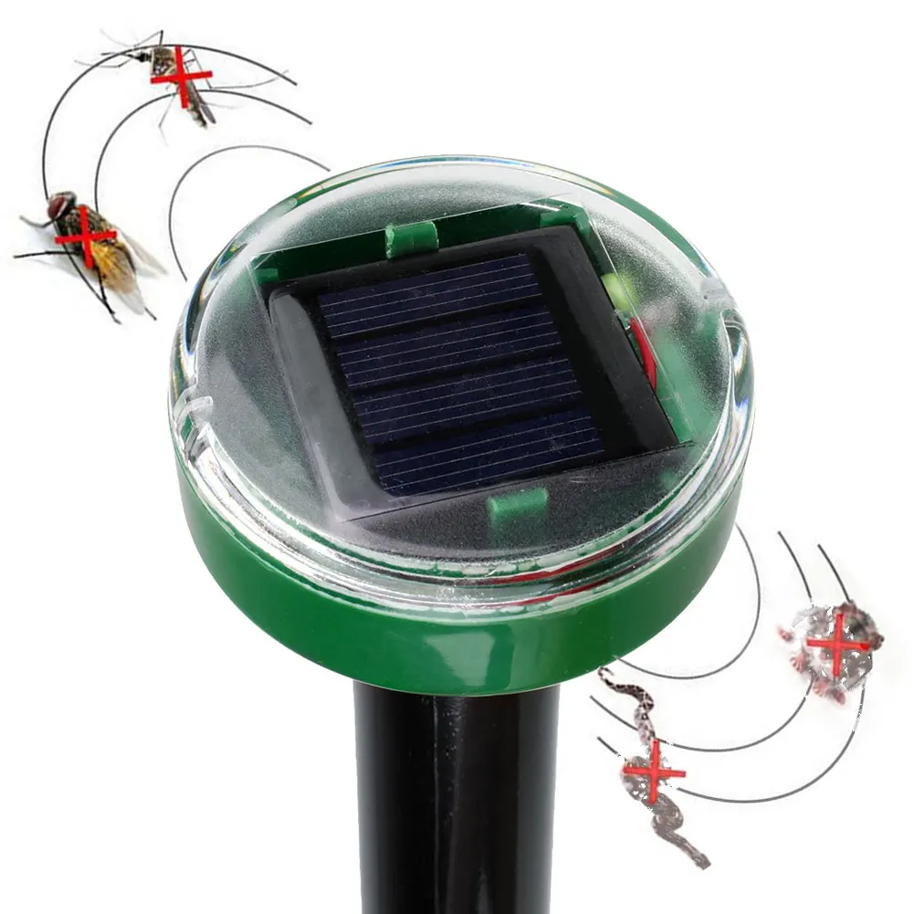 

Solar Power Pest Control Garden Mosquitos Balcony Tool Repeller Eco-Friendly Pro Reject