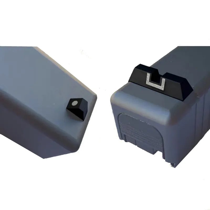 Tactical Hunting Fiber Optic Front and Rear Sights  Night Vision Riflescope for Glock Kublai P1 Accessories