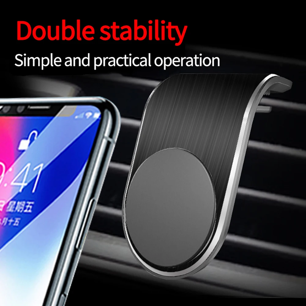 Magnetic Car Phone Holder for Phone Universal In Car Mobile Phone Mount Stand for IPhone X Samsung S9 Xiaomi Tablets Smartphones