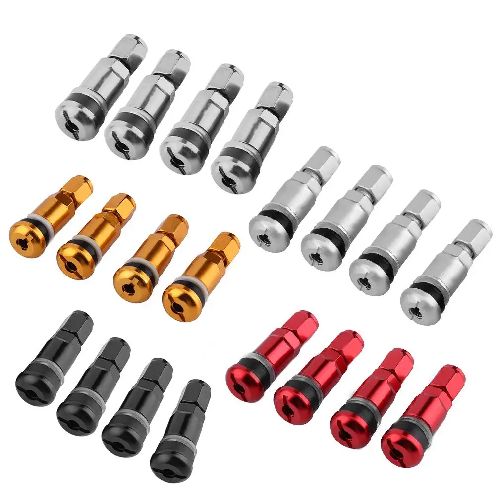 4Pcs Universal Metal Car Motorcycle Tubeless Wheel Tyre Valve Stem Caps Aluminum Alloy Tire Air Stems Accessories New | Автомобили и