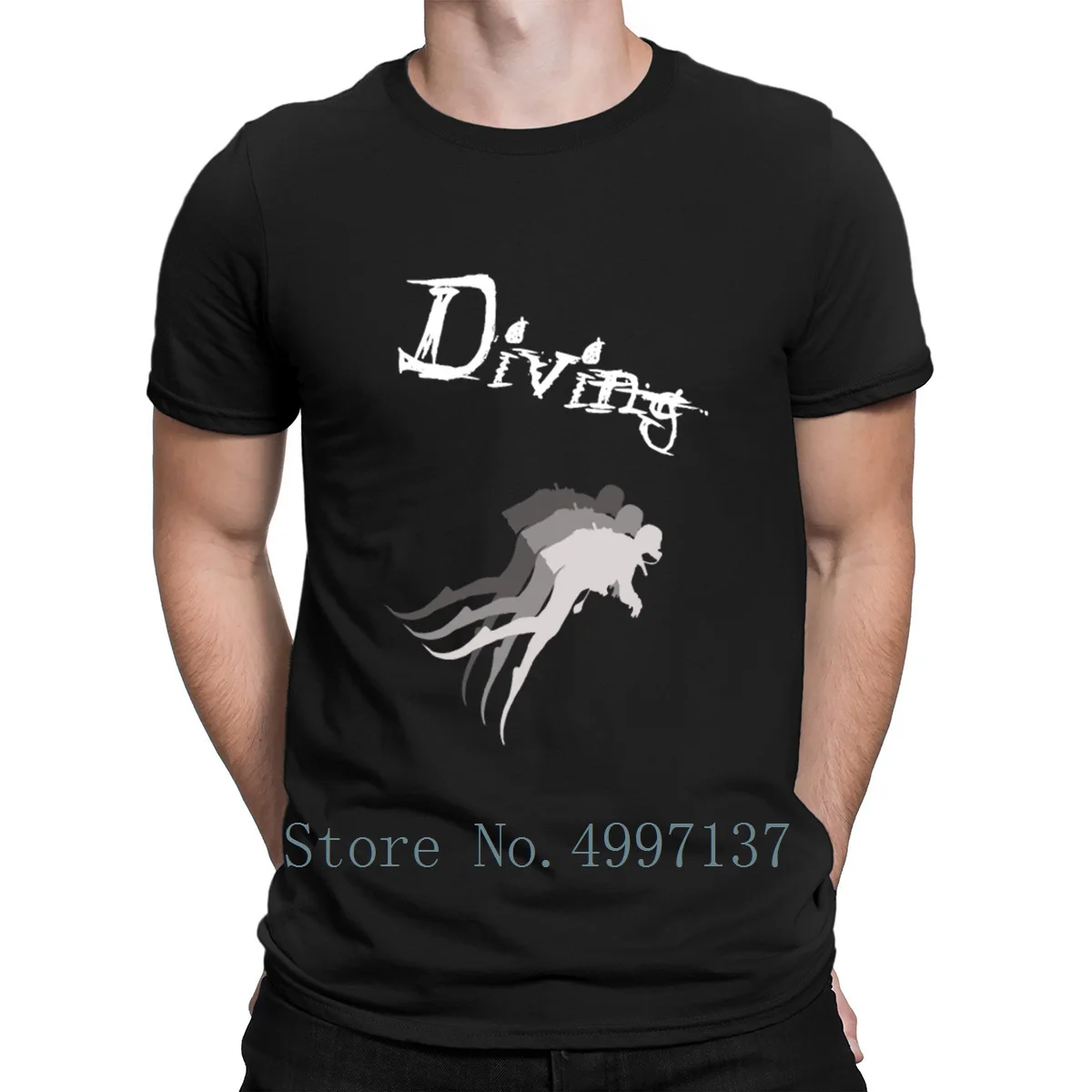 

Diving Instructor T Shirt Short Sleeve Designs Funny Summer Style Natural Sunlight S-Xxxl Pattern Shirt
