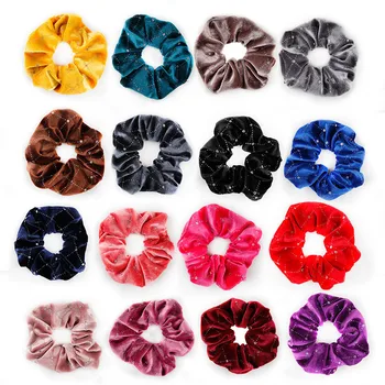 

1 Pcs Korea Velvet Hair Scrunchie Elastic Hair Rubber Bands Women Girls Headwear Hair Ring Ponytail Holder Hair Accessories