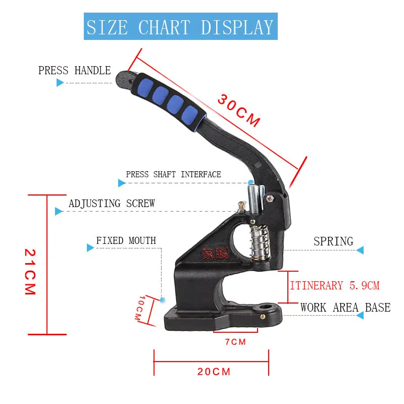 Ручная пресс-машина для люверс люверсы кнопки формы для установки машины ручной перфоратор инструмент