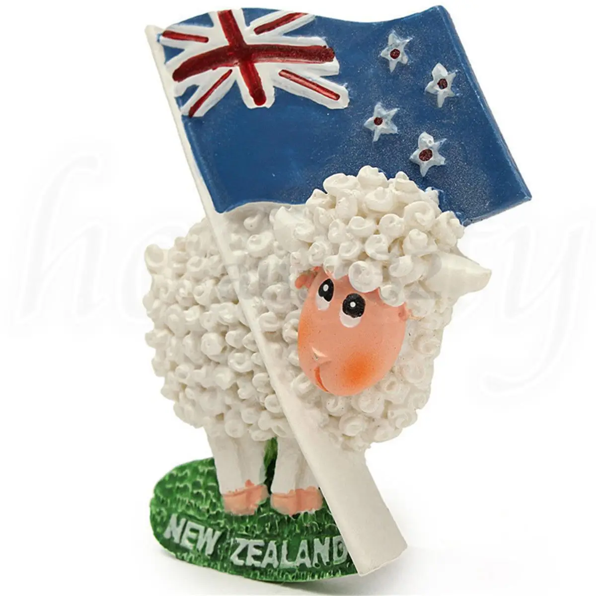 3d Resin Cute Sheep & Flag Travel Fridge Tourist Souvenir New