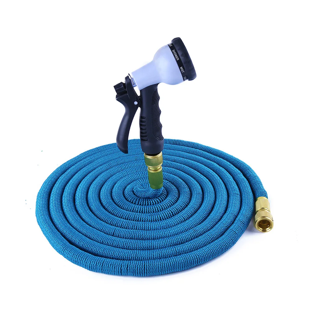

100FT New Style Bag Plastic Water Gun Household Triple Extendable Car Washing Gun Garden Irrigation Garden Hose Wholesale