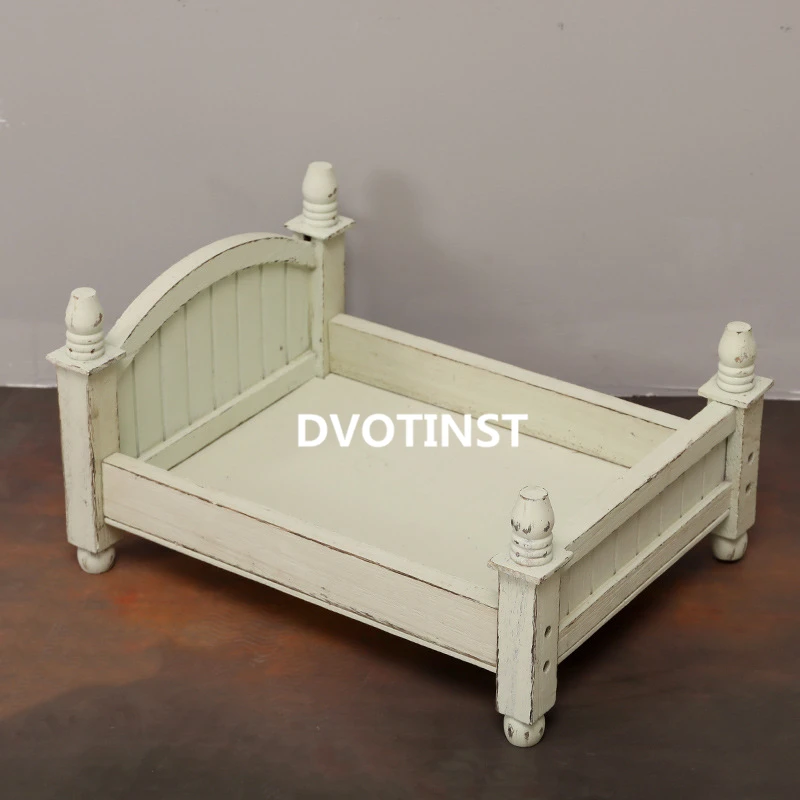 Dvotinst новорожденных реквизит для фотосъемки деревянный позирует Мини-кровать кровати принцессы Fotografia аксессуары для студийной фотосессии