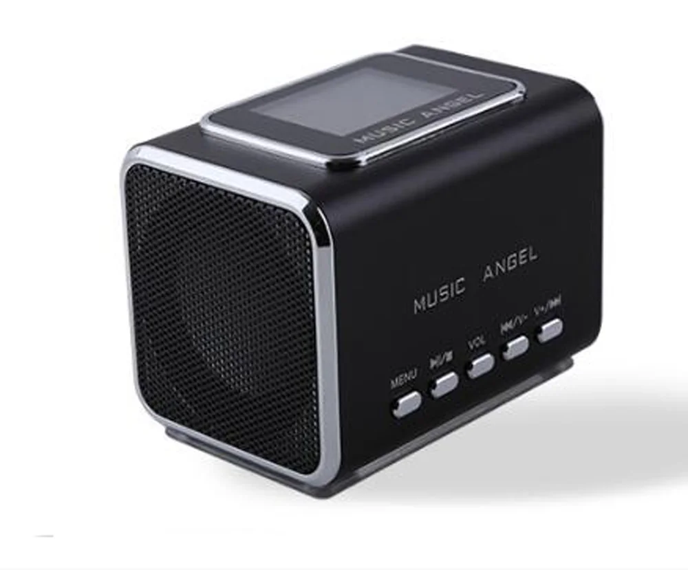 Origianl Музыка Ангел JH MD05X ЖК дисплей Портативный FM радио колонки для ПК Поддержка Usb