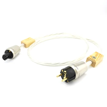 

HiFi Hi-end Power cable High quality ODIN 2 reference power cord with Gold plated hi-end EU version power plug connection