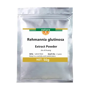 

50g-1000g 100% natural pure Rehmannia glutinosa root extract powder,prepared rehmannia,di huang,Invigorate Qi, liver and kidney