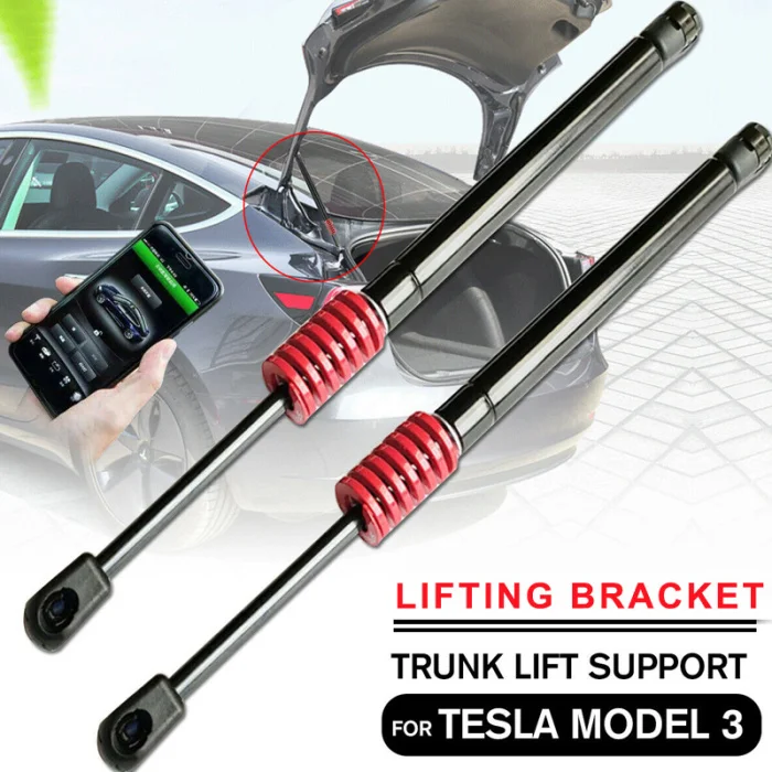 2 Pcs Automobile Trunk Lift Pneumatic Struts Support Kit Replacement for Tesla Model 3 NJ88