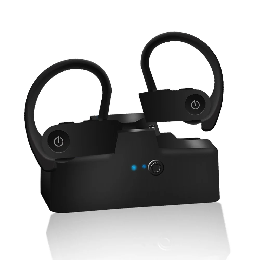 True wireless headsets Bluetooth V5.0 TWS Stereo Sport Sweatproof