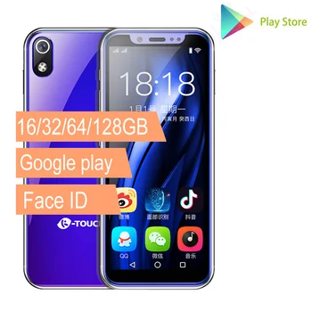 

K-touch i9 Pocket Mini mobile phone Metal Frame 3.46 Inch celular WIFI hotspot Google Play Store Face ID Android 8.1 Smartphone