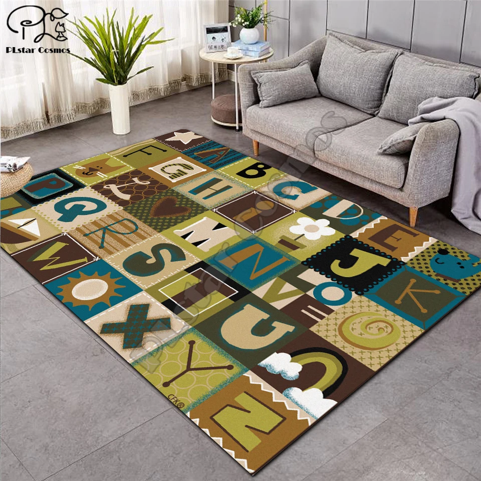 Развивающие пол игровые коврики детская 3D печатанный ковёр Коврик для прихожей