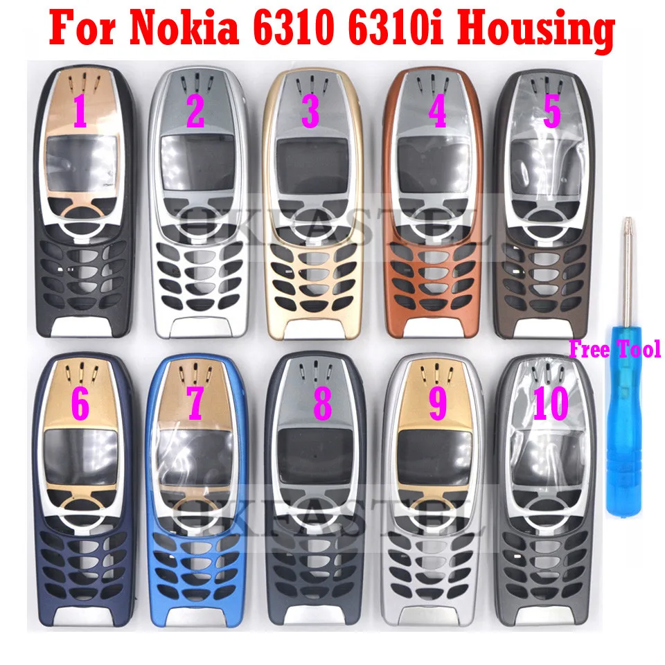 5A Высококачественный новый 6310 корпус для Nokia 6310i мобильный телефон чехол (без