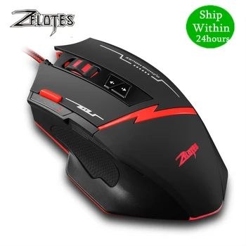 

Zealot C-8 Programmable LED Optical USB Gaming Mouse 2500 DPI 8 Buttons computer mouse hand game Gaming Mouse for PC laptop