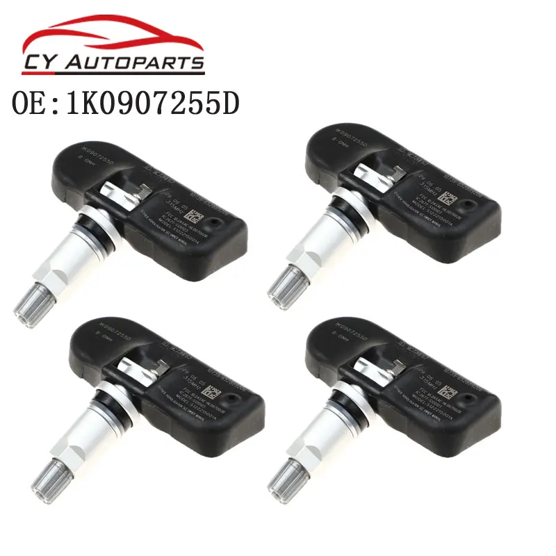 

4 шт. новый датчик TPMS для Audi 2005-2015 TPMS система мониторинга давления в шинах автомобиля 315 МГц 1K0907255D