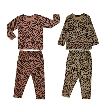 

Kids Boys Girls Autumn Leopard Clothes Sets Baby Leopard Sweatshirt Long Sleeve Tops And Pants Baby Child Leopard Outfit Set