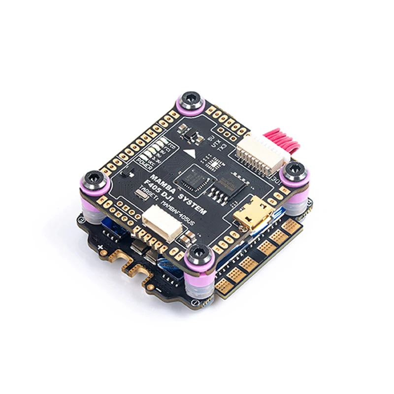 Контроллер полета Diatone MAMBA F405 Betaflight F50 50A 3-6S DSHOT600 FPV Racing Brushless ESC Stack для Air Unit |