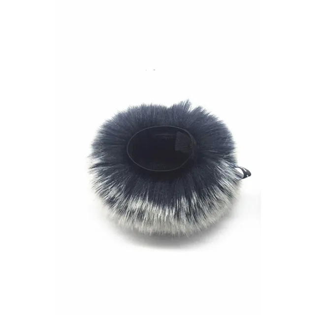 Dead CatNoise Cancellation Stereo Easy Install Windproof Microphone Windshield Practical Dustproof Accessories Cover For Zoom H1 1pc blackand white