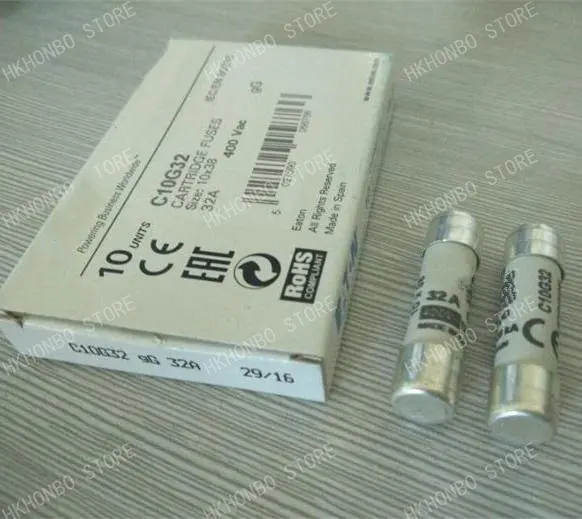 Предохранитель патронного типа 500VAC C10G1 C10G2 C10G4 C10G6 C10G8 C10G10 C10G12 C10G16 C10G20 C10G25 C10G32