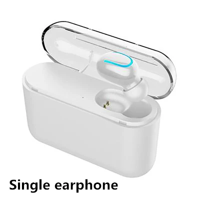 one earbuds white Беспроводные наушники Bluetooth 5,0 наушники в ухо гарнитура стерео звук качество спортивные наушники для Android Ios всех смартфонов - Цвет: one earbuds white