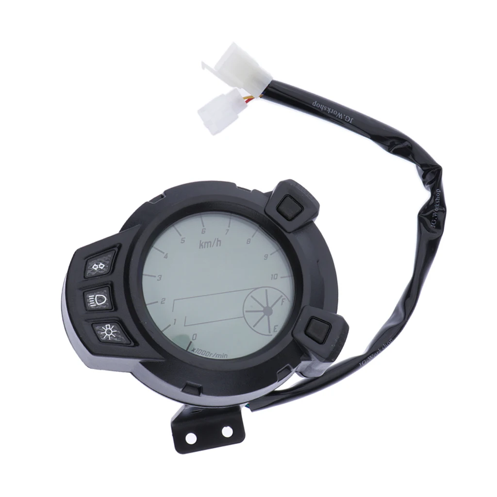 Мотоцикл 12V lcd цифровой спидометра, тахометра МЕТР
