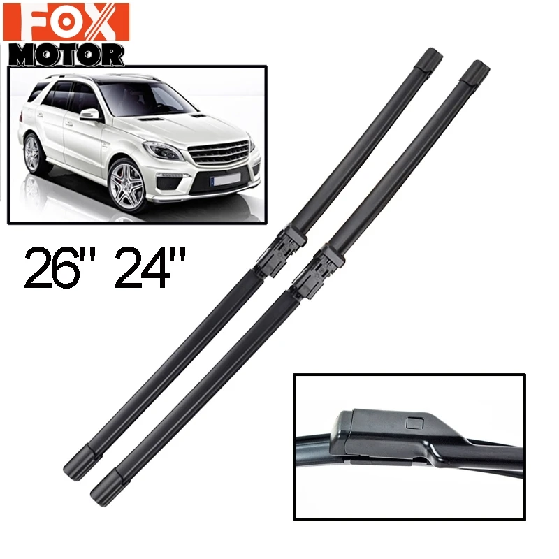 Мисима для Mercedes-Benz ML GLE 350 400 250 550 63 43 W166 2011 - 2019 26&quot 24&quot 2Pcs / комплект передний