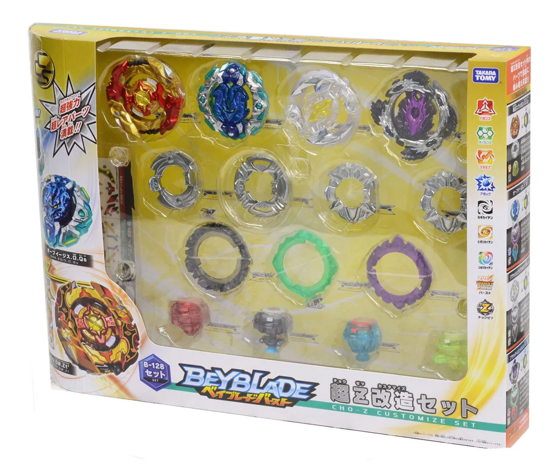 Игрушка-Спиннер TakaraTomy Beyblade Burst B-128 Super Z 4 шт./компл. | Игрушки и хобби