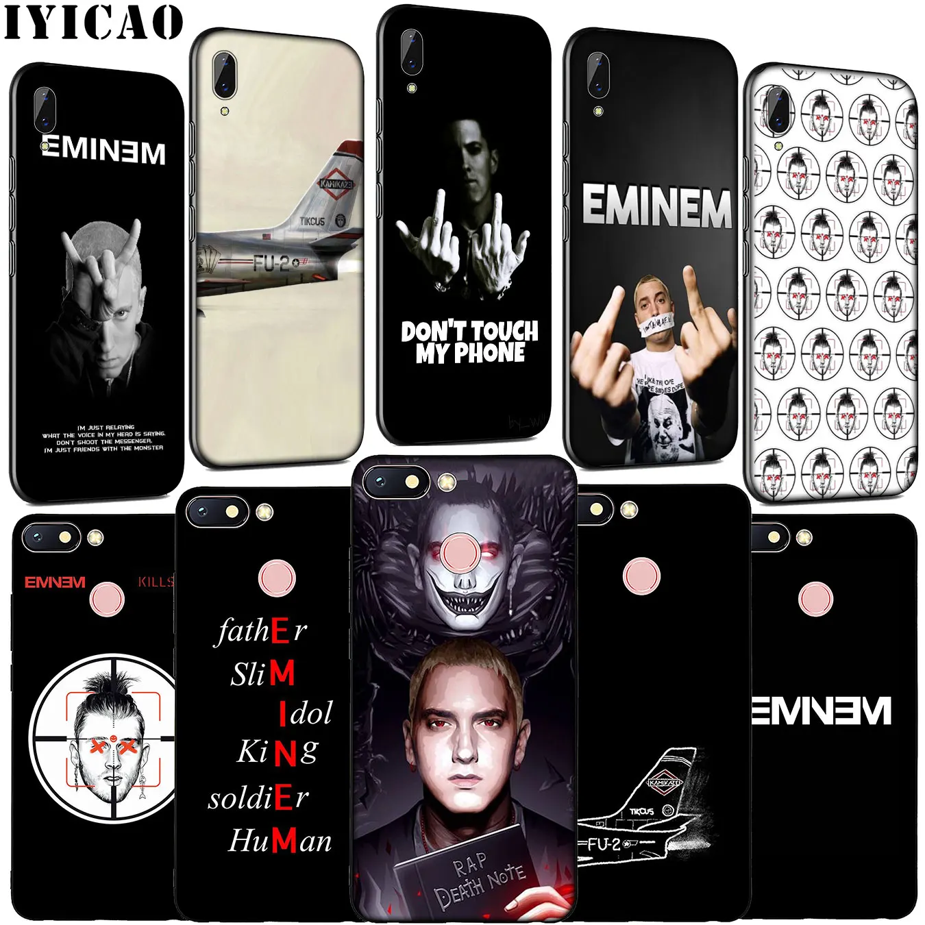 Eminem 8 Mile Rap God Soft Silicone Phone Case for Xiaomi Redmi Note 8T 8A 7 7A 6 6A 5 5A K30 K20 Pro GO S2 Cover |