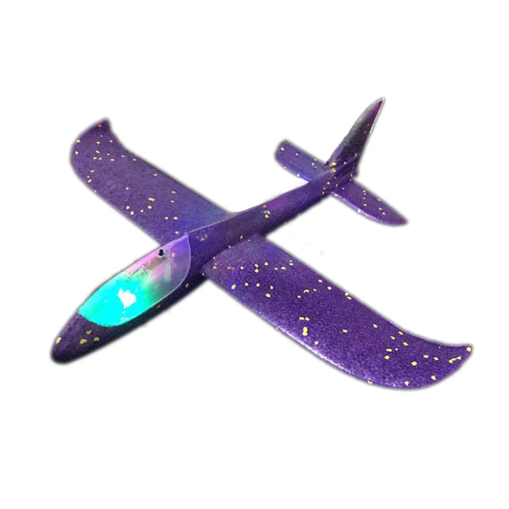 Hand throw airplane EPP Foam Outdoor Launch Glider Plane Kids Toys 48 cm Interesting Launch Throwing Inertial Model Gift funny