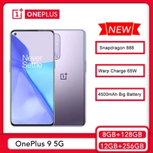 OnePlus – Smartphone Oneplus 9 5G, Rom Global, Snapdragon 888 12 go 256 go, écran 6.5 pouces 120Hz fluide AMOLED, caméra Hasselblad 65W 