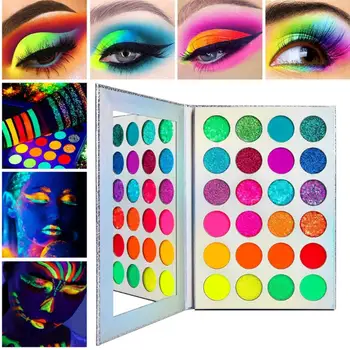 

Beauty Glazed Eyeshadow Palette Colorful Eye Shadow Palette Glitter Highlighter Shimmer Make Up Pigment Matte Eye Shadow Pallete