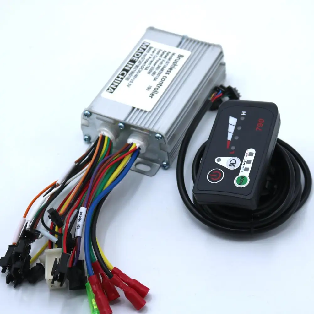 Стиль Greentime 36V 48V 350W 18Amax мотор-контроллер постоянного тока без щетки Ebike790 контроллер+ 790LED Дисплей один комплект