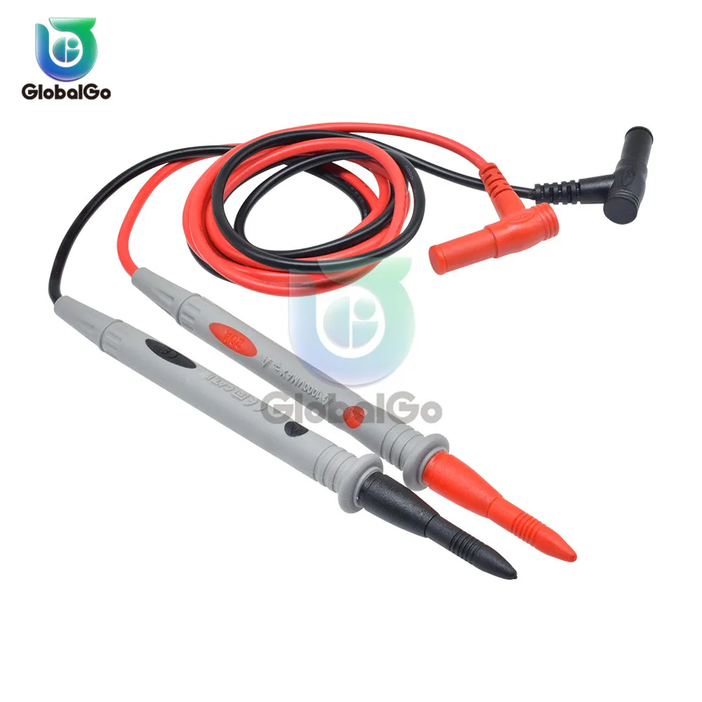 

2pcs Universal Probe Test Leads Pin for Digital Multimeter Needle Tip Multi Meter Tester Lead Probe Wire Pen Cable 20A 10A 1000V