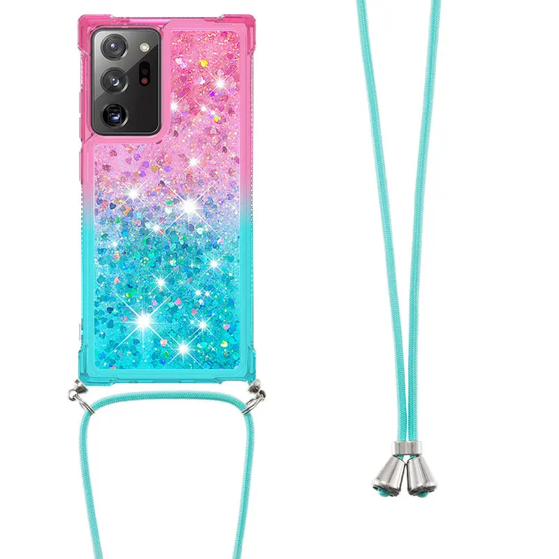 

Case For Samsung Galaxy Note 20 Ultra Glitter Liquid Quicksand Phone Cover For Samsung Note 20 Ultra Silicone Shockproof Cases