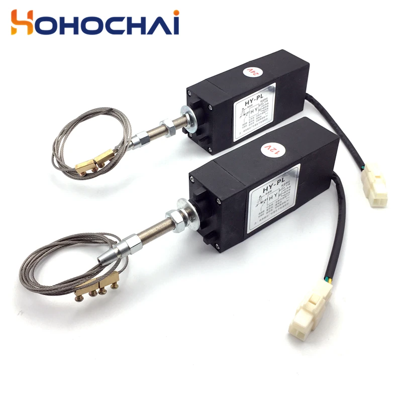 디젤 엔진 전기 스로틀 HY PL 엔진 플레임아웃 솔레노이드 밸브, HY-PL 12V, 24V 