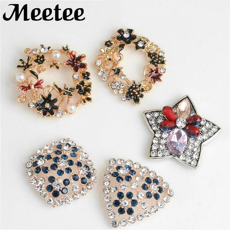 10Pcs Fashion Metal Shank Buttons Clothes Decorative Button Buckle DIYPendant Earrings Accessories Crafts KY2111 | Дом и сад