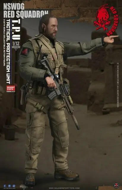 15,3 см mini SOLDIER STORY SSM001 1/12 Seal Six Team NSDDG красная тактическая команда безопасности