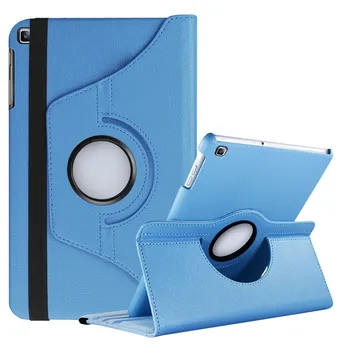

360 Degree Rotaing PU Leather Case for Samsung Galaxy Tab S5e 2019 10.5" Tablet SM-T720 SM-T725 Stand Cover SMART WAKE-SLEEP