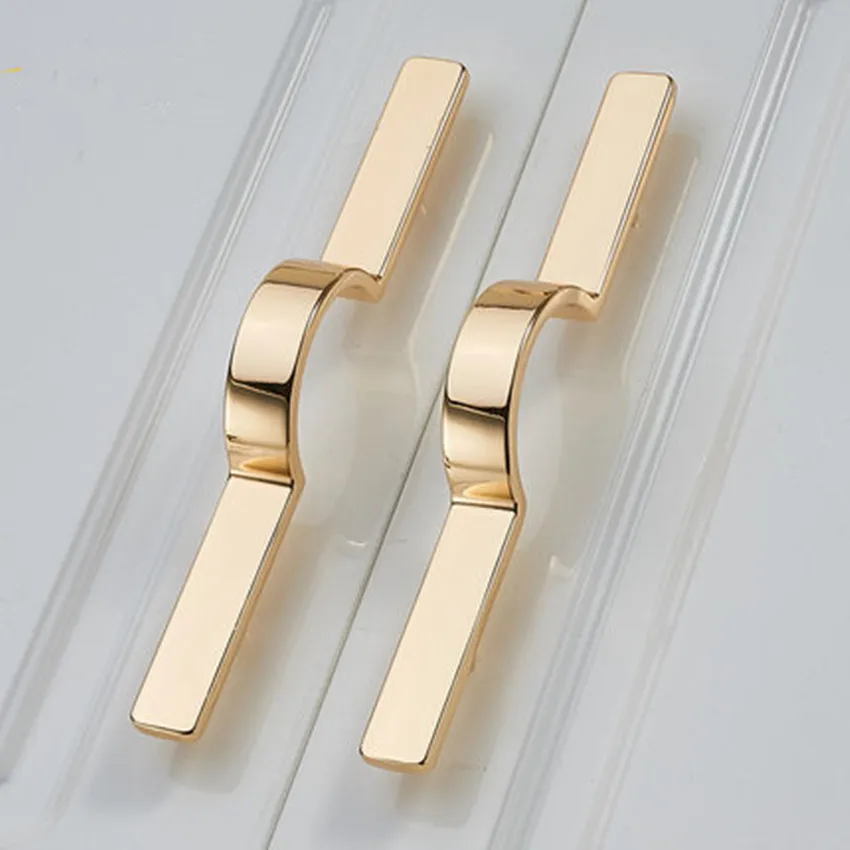 

96MM 128MM MODERN FASHION GOLD WINE CABINET KITCHEN CABINET DISTRESS DRAWER HANDLE PULL KNOB 5"