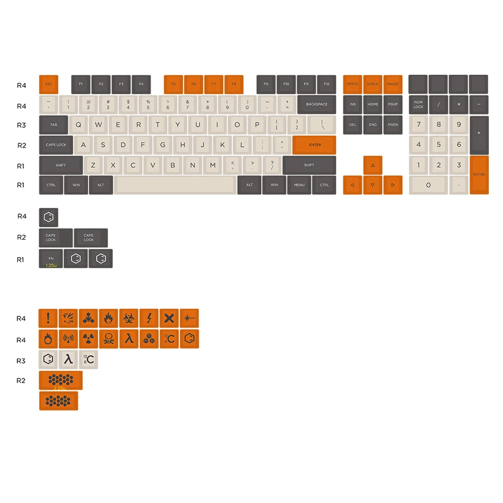 УГЛЕРОДНЫЙ ЦВЕТ 104 + 21 клавиша лазерная резьба OEM профиль PBT для filco Cherry G80 3800 3850 3000