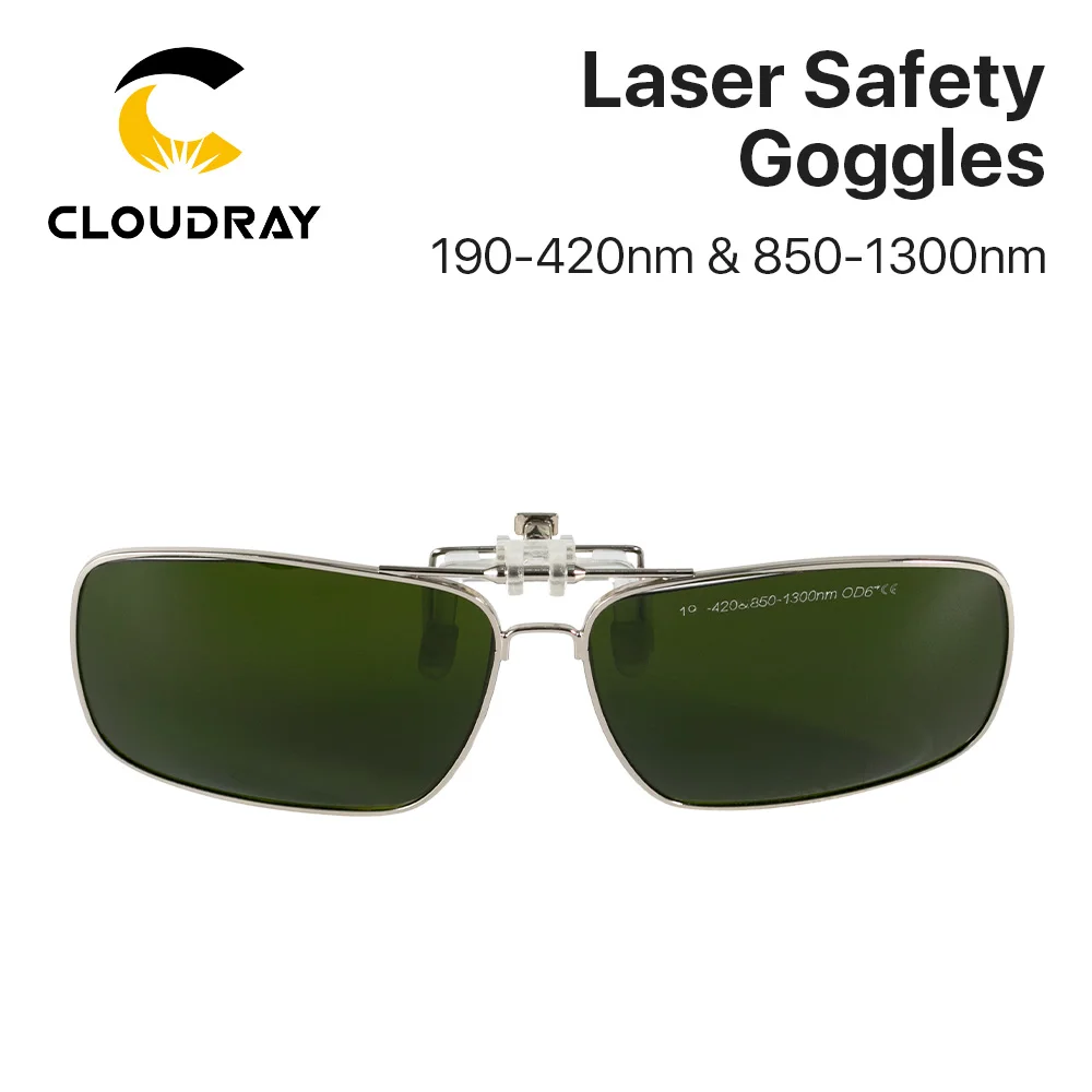 Лазерные защитные очки Cloudray Длина волны 1064 нм длина 190-420 и 850-1300 OD6 + CE для лазерной
