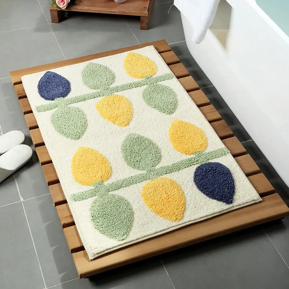 Studyset простой Флокированный водопоглощающий Противоскользящий коврик для гостиной спальни ванной комнаты декор